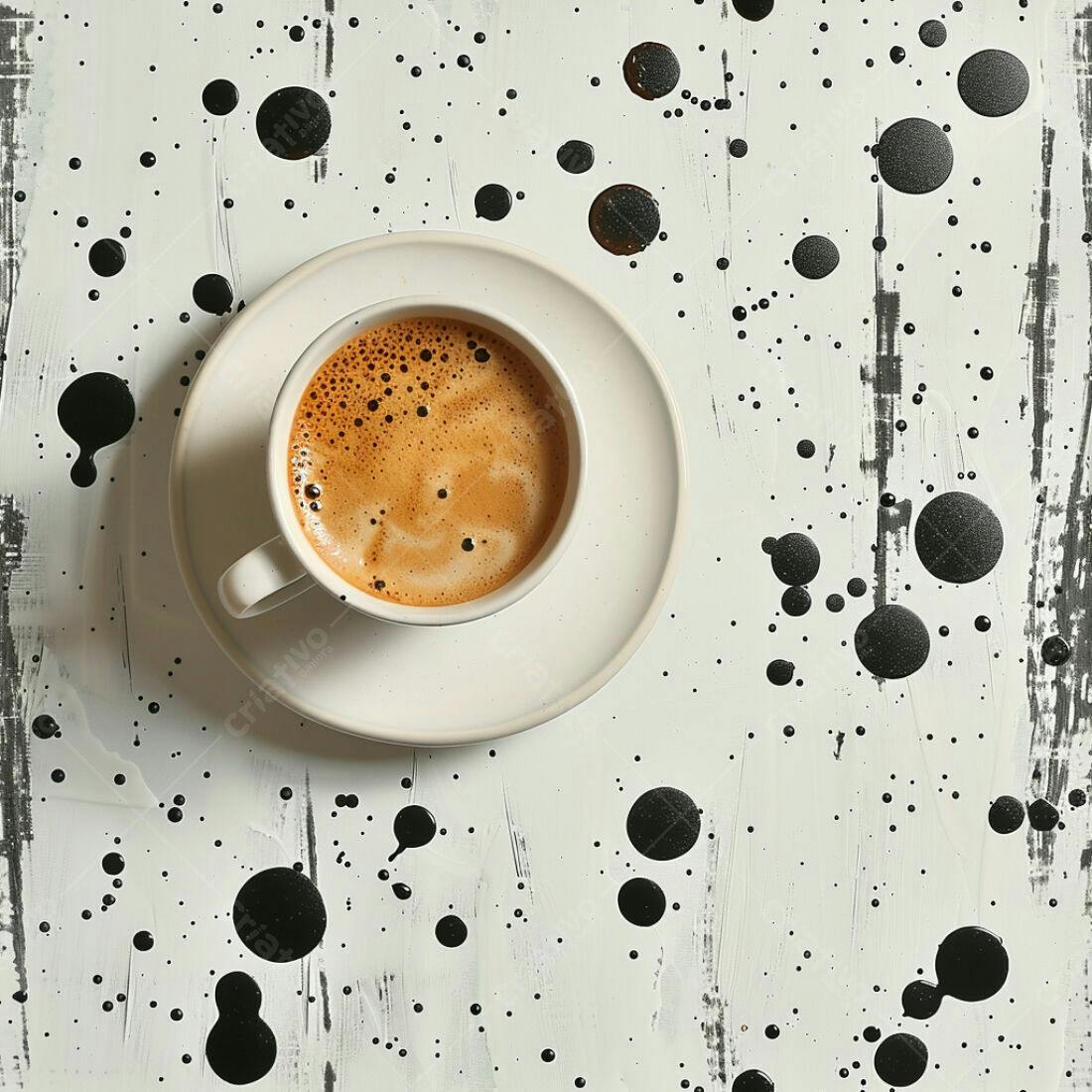 Textura Café com Pingos para Fundo