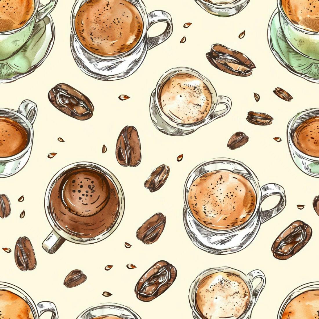 Textura Café Padrão para Fundo