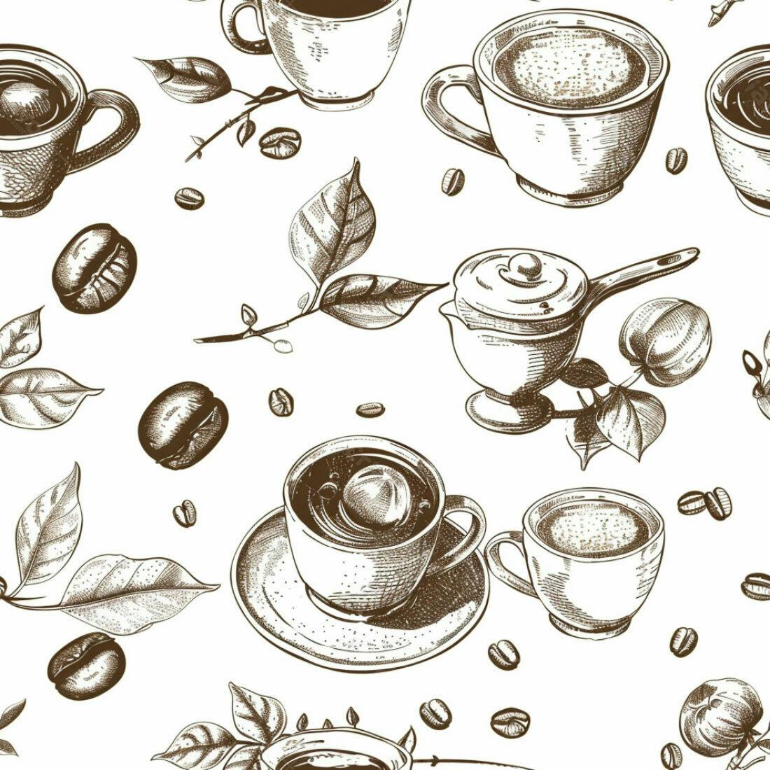 Textura café vintage para papel de parede