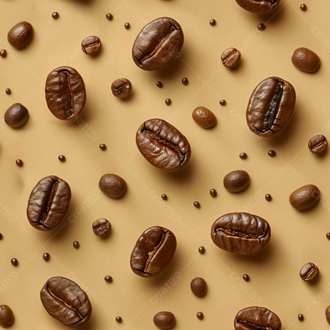 Textura grãos de café marrom para fundo