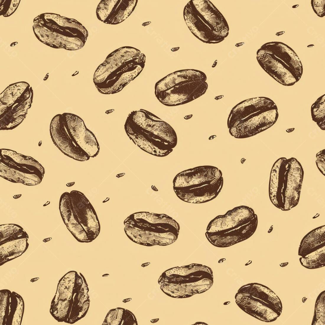 Textura grãos de café marrom para fundo