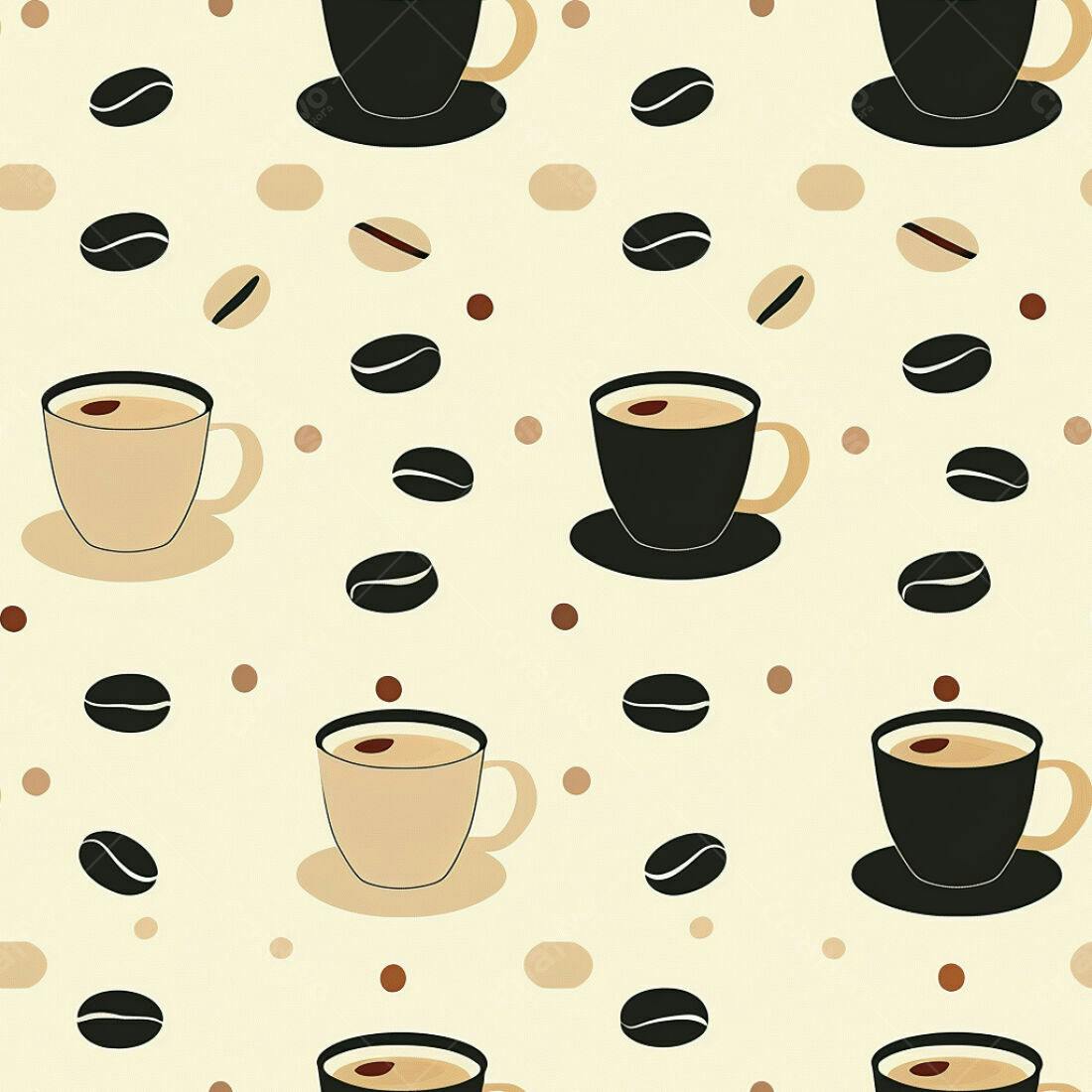 Textura Café e Grãos para Fundo