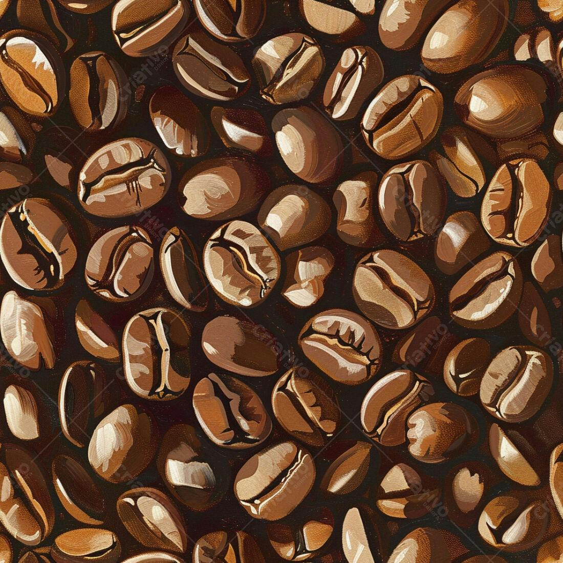 Textura grãos de café escuros para fundo