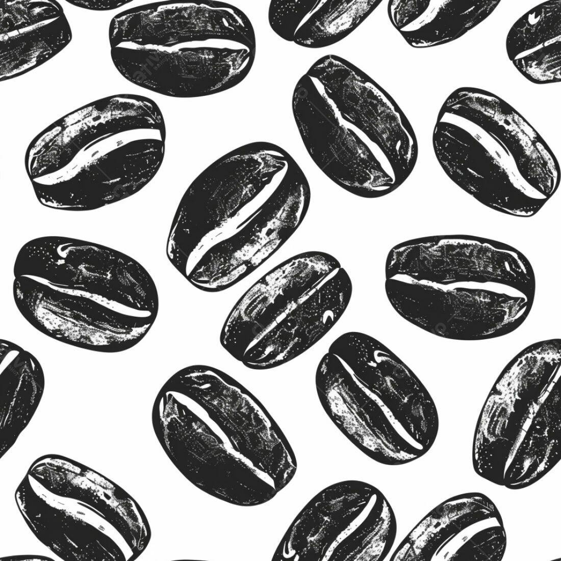 Textura grãos de café preto para fundo