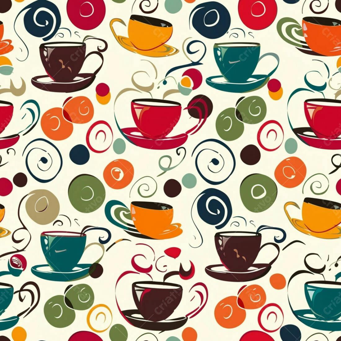 Textura Café Padrão para Fundo