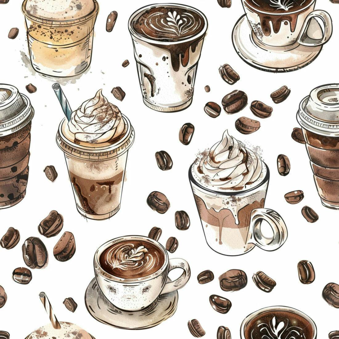 Textura café diversos tipos para papel de parede