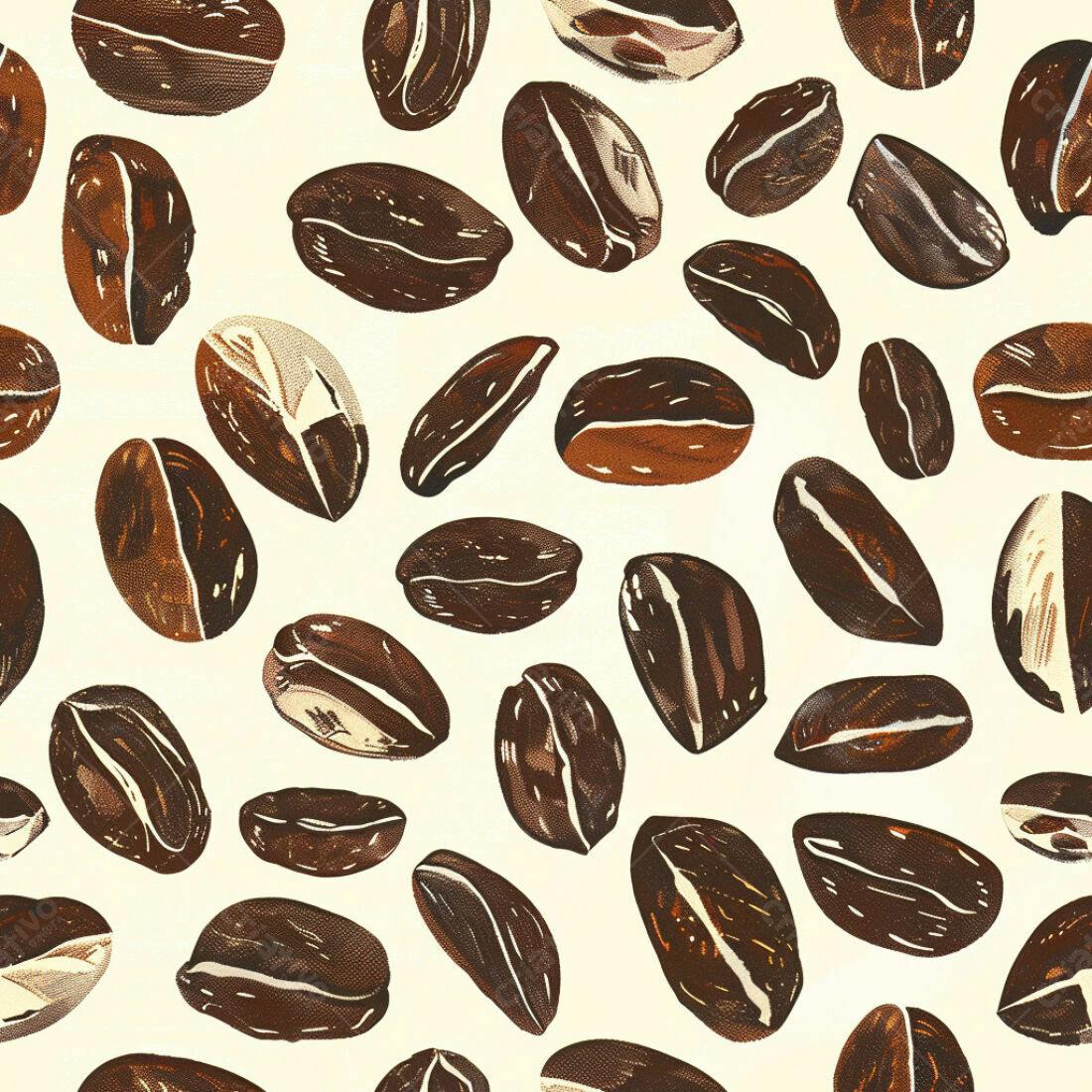 Textura Grãos de Café para Fundo