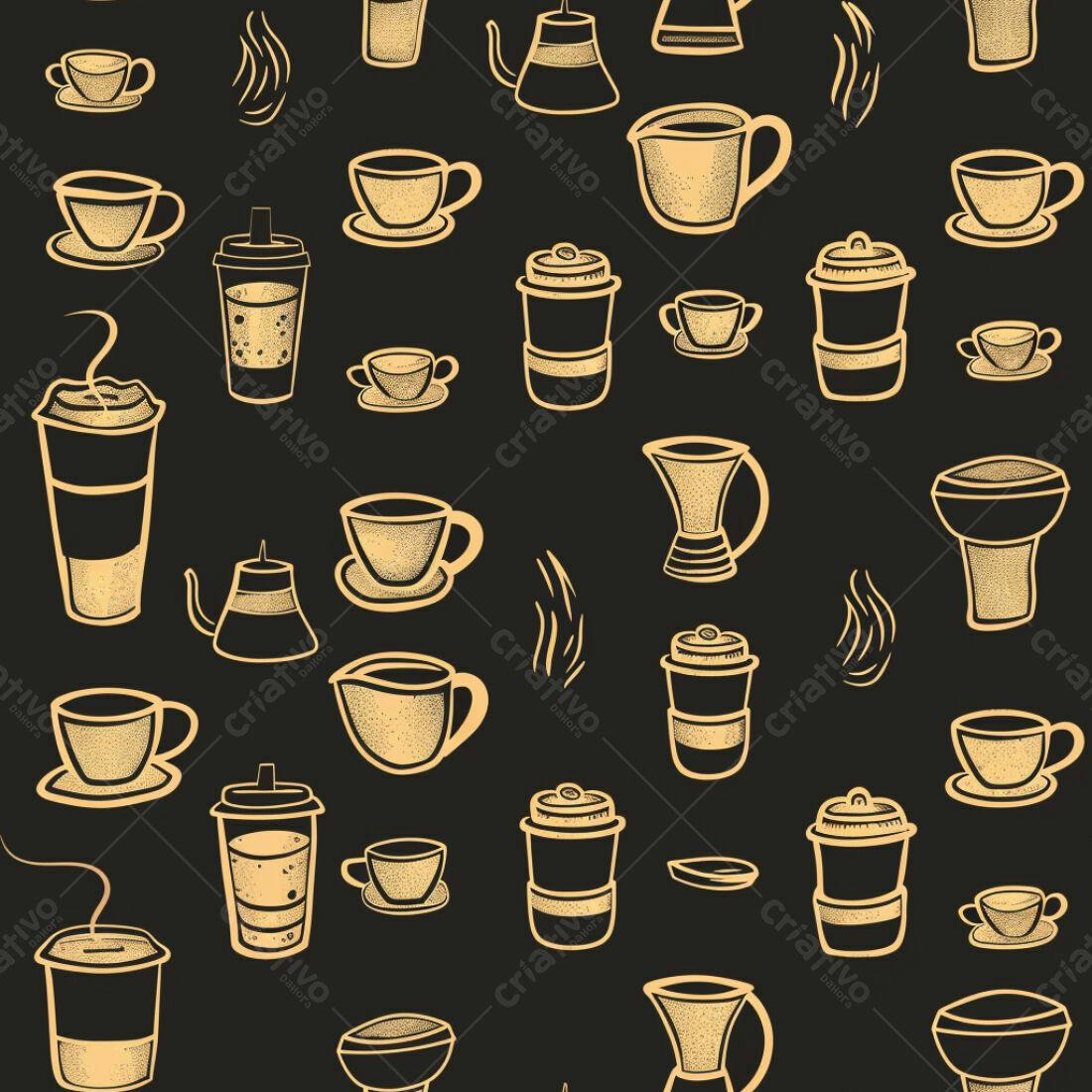 Textura Café Padrão para Fundo