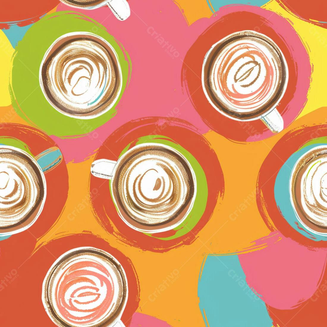 Textura Café Colorido para Fundo Moderno