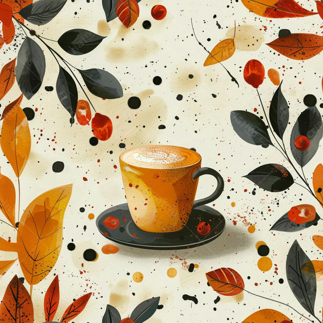 Textura Outono Café para Fundo
