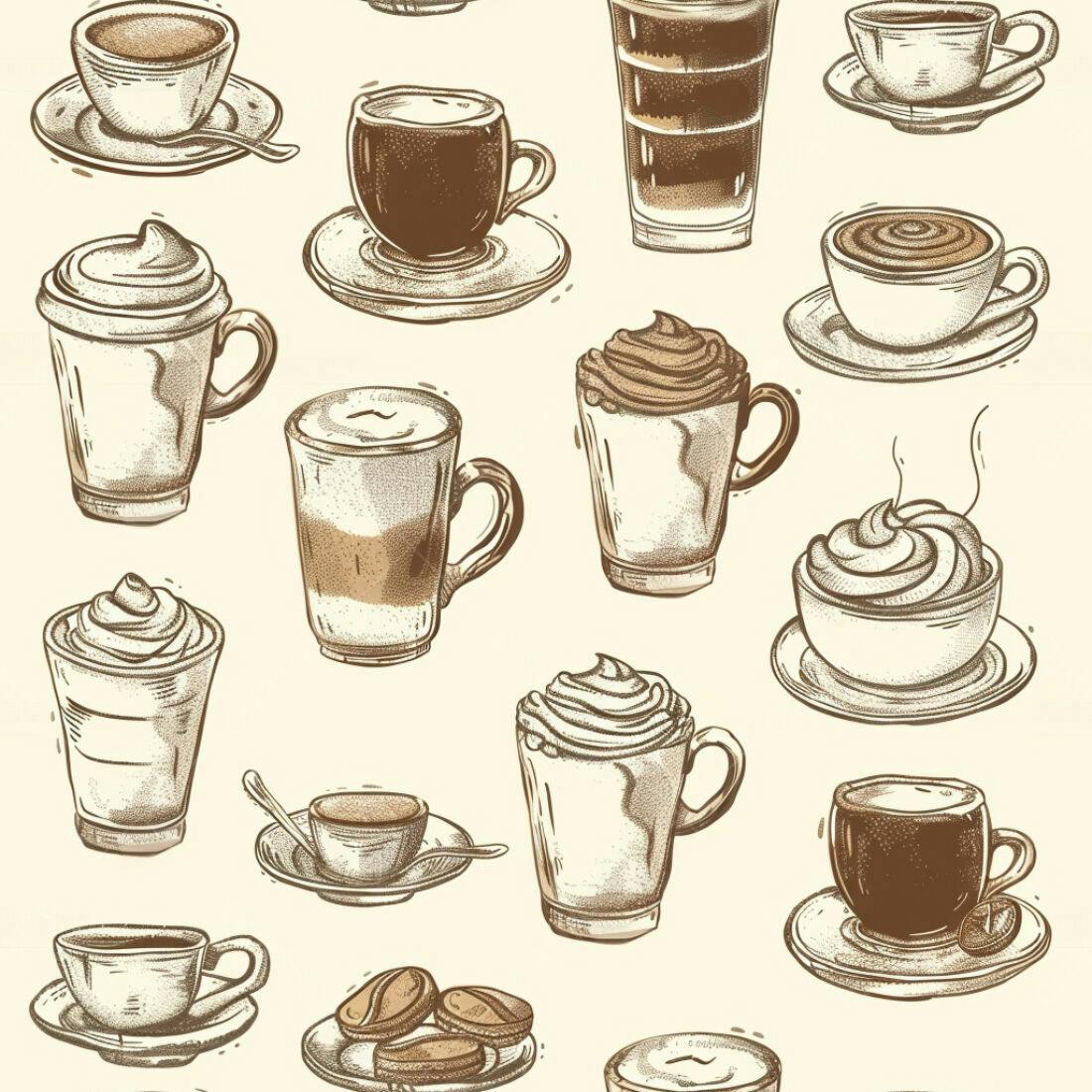 Textura Café Padrão para Fundo