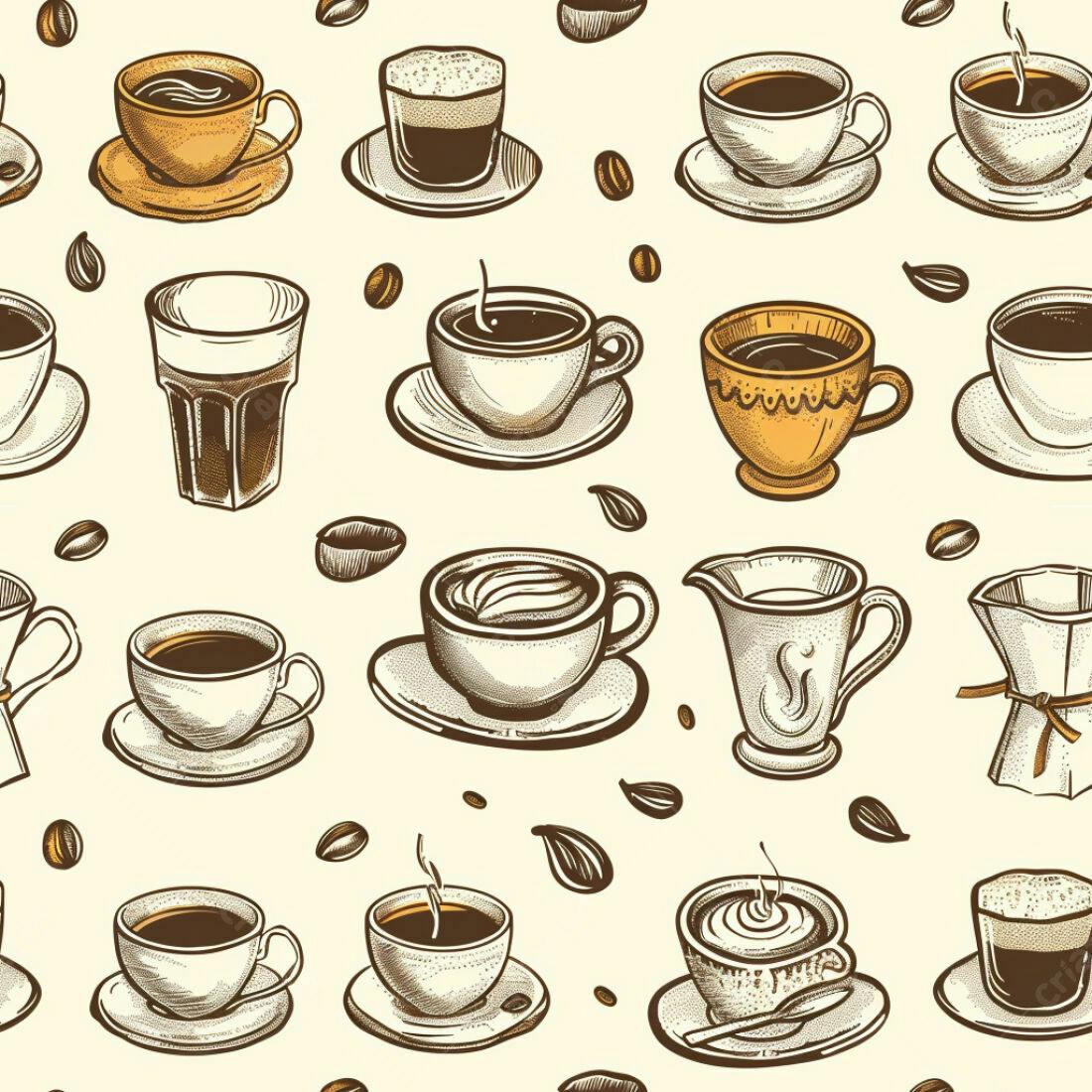 Textura Café Padrão para Fundo