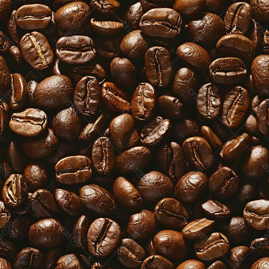 Textura grãos de café escuros para fundo