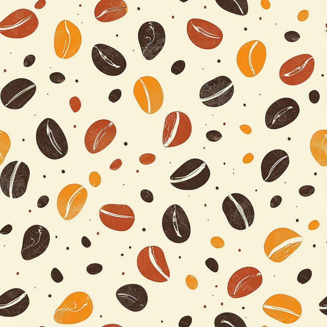 Textura Grãos de Café para Fundo