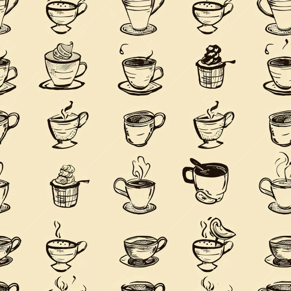 Textura Café Padrão para Fundo