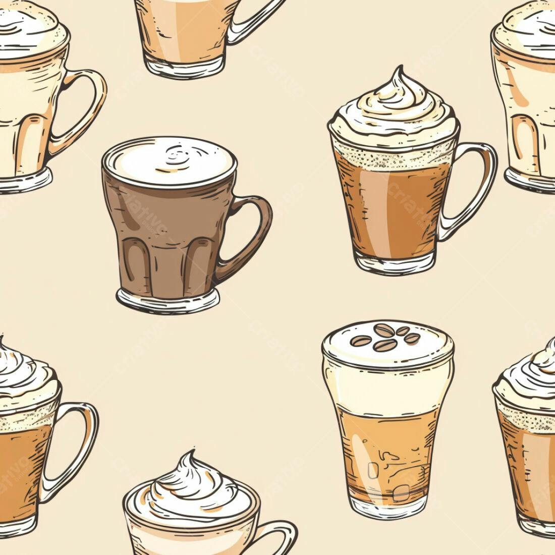 Textura café desenho para papel de parede