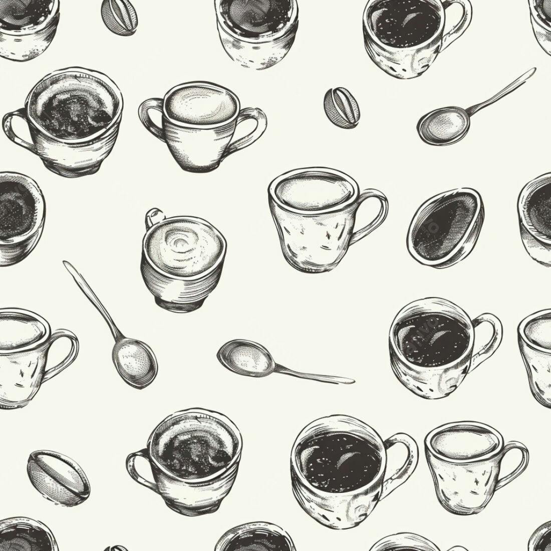 Textura Café Padrão para Fundo