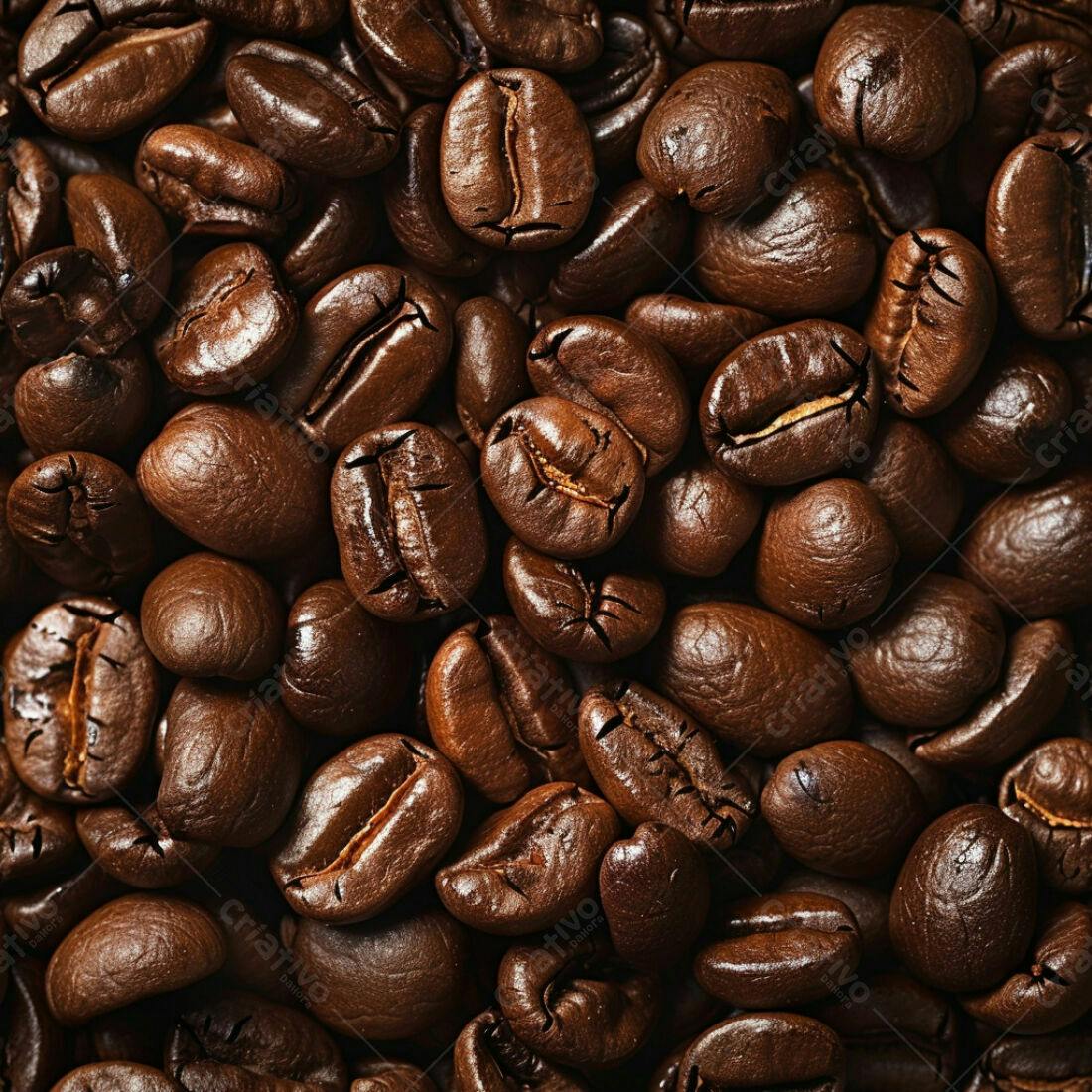 Textura Grãos de Café Escuros para Fundo