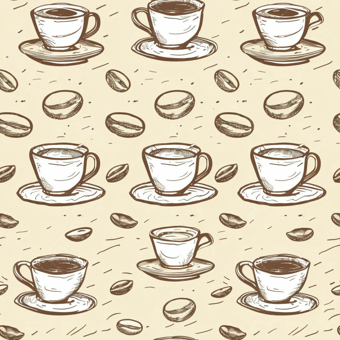 Textura Café e Grãos para Fundo