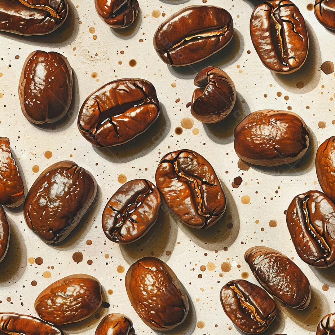 Textura grãos de café escuros para fundo