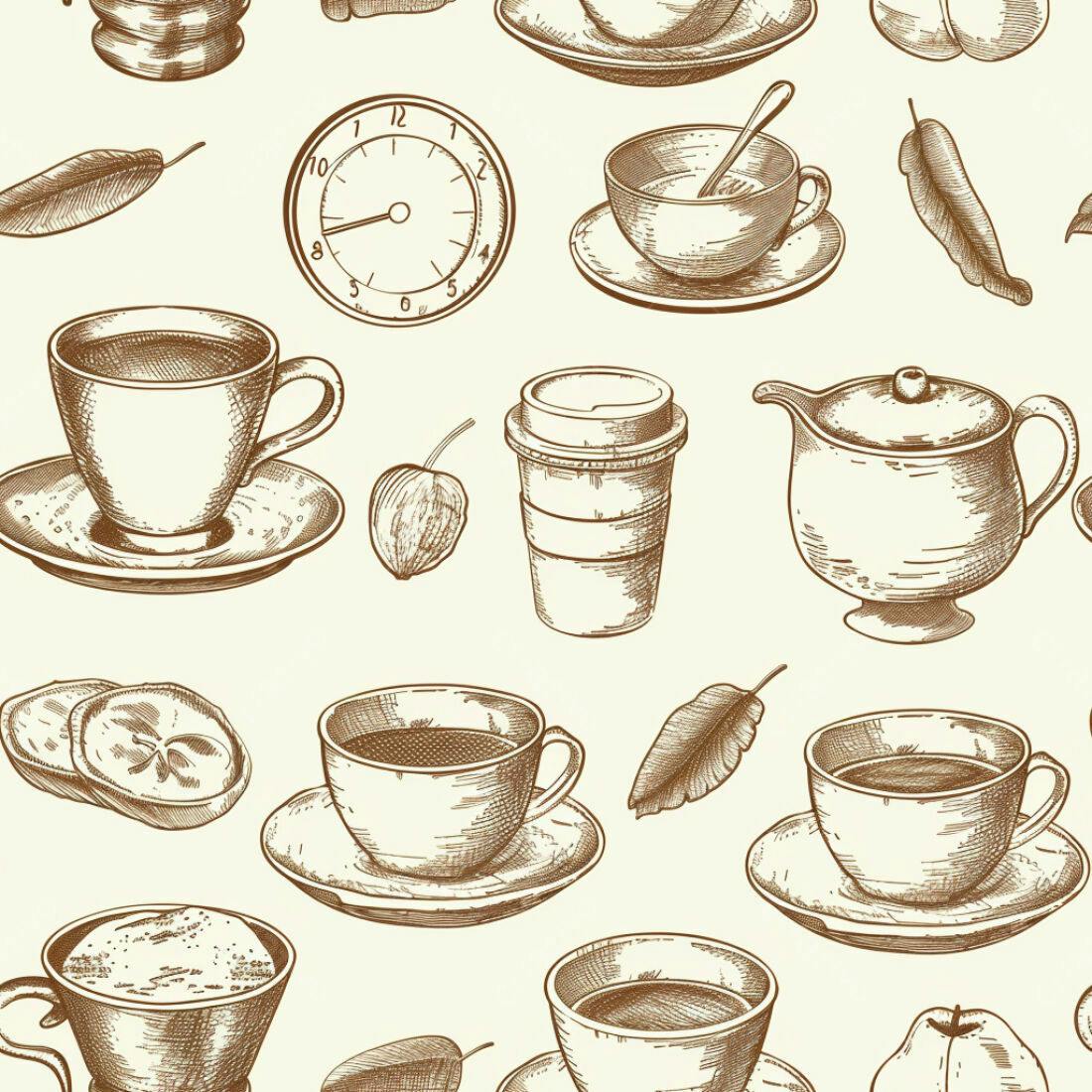 Textura Café e Chá para Fundo