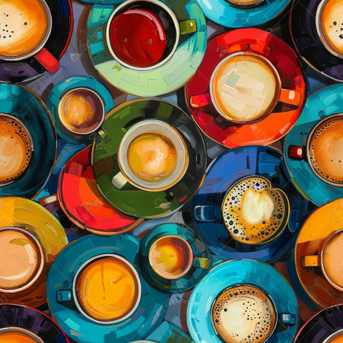 Textura Café Colorido para Fundo
