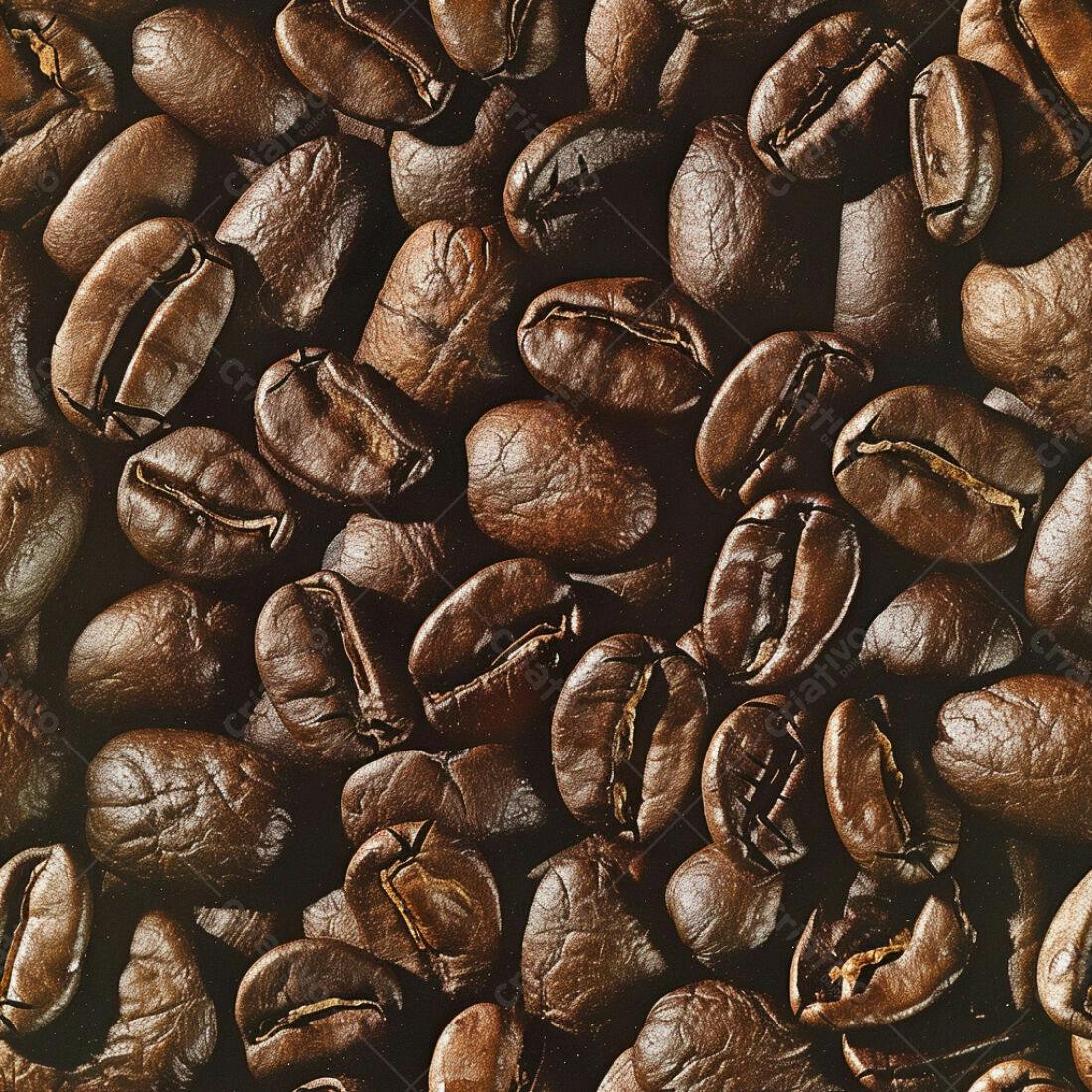 Textura grãos de café escuros para fundo