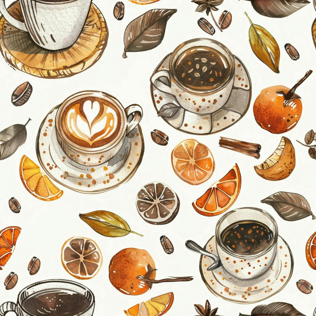 Textura café e laranja para fundo