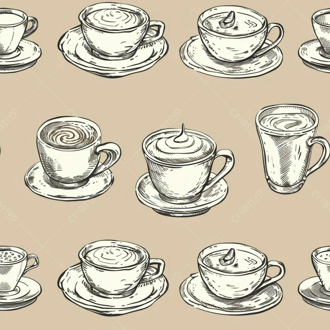 Textura café desenho para fundo