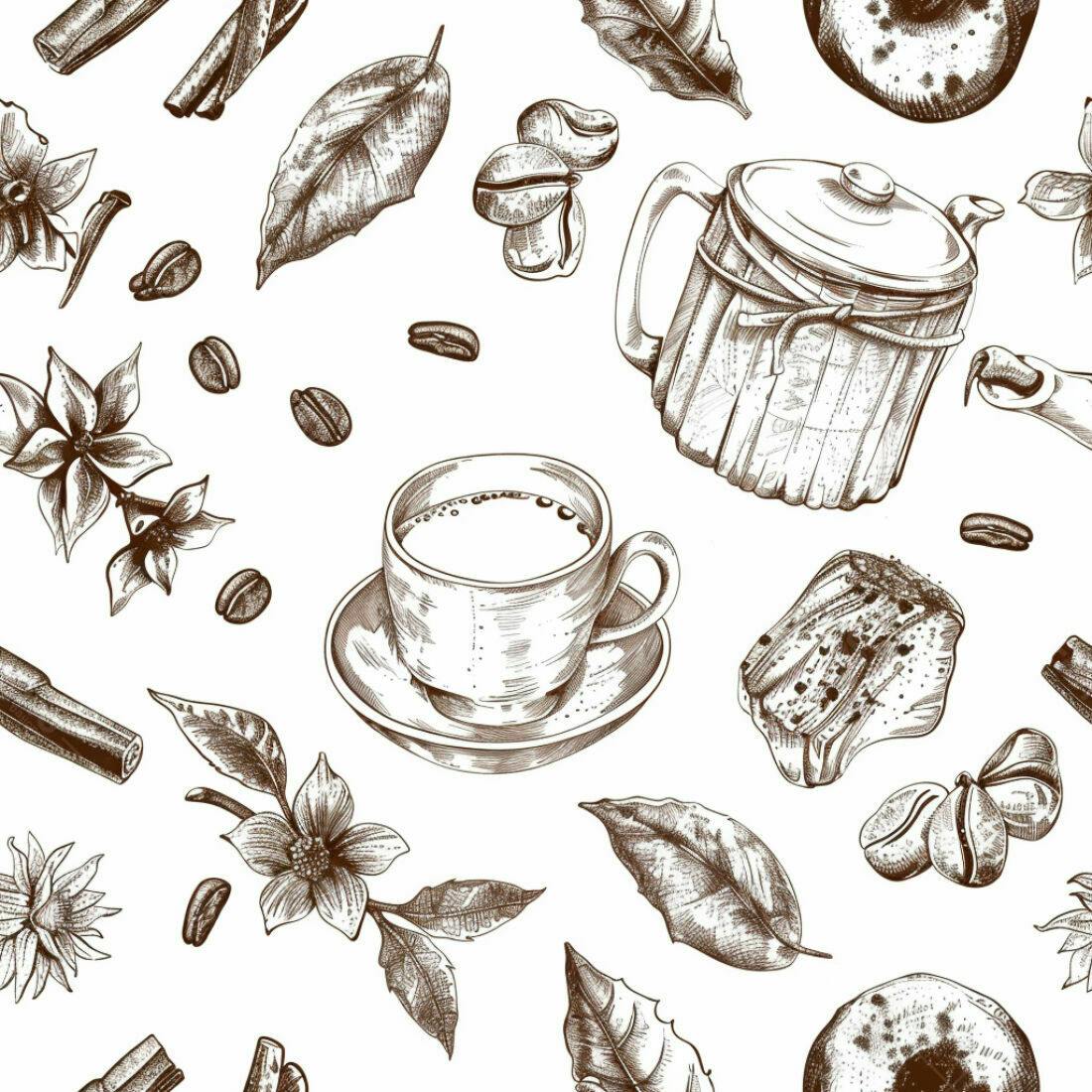 Textura Café para Fundo Padrão