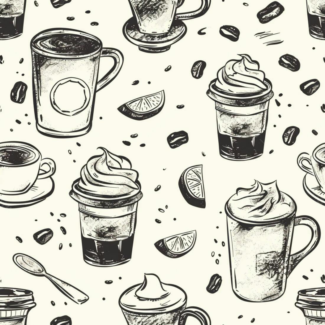 Textura Café para Fundo Repete