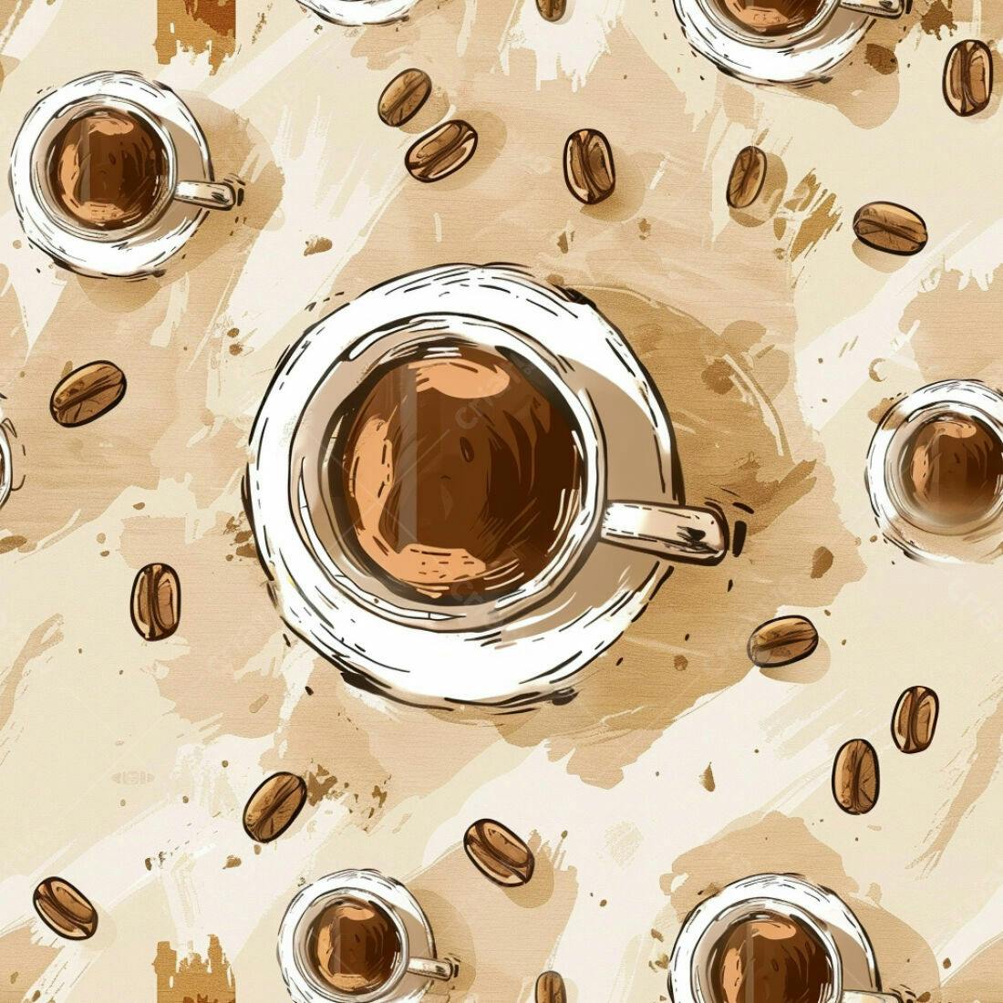 Textura café com grãos para fundo