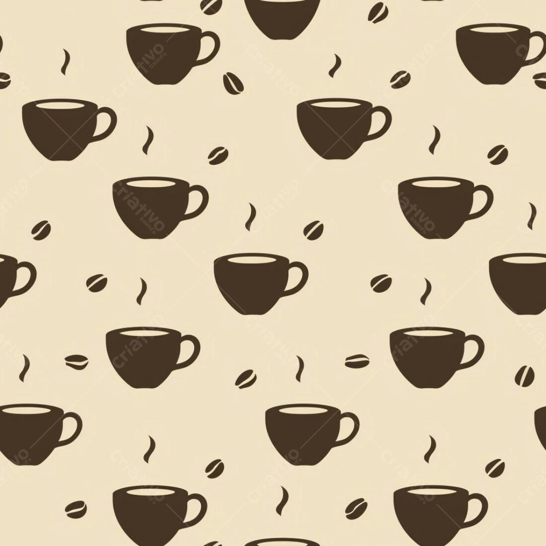 Textura Café Padrão para Fundo