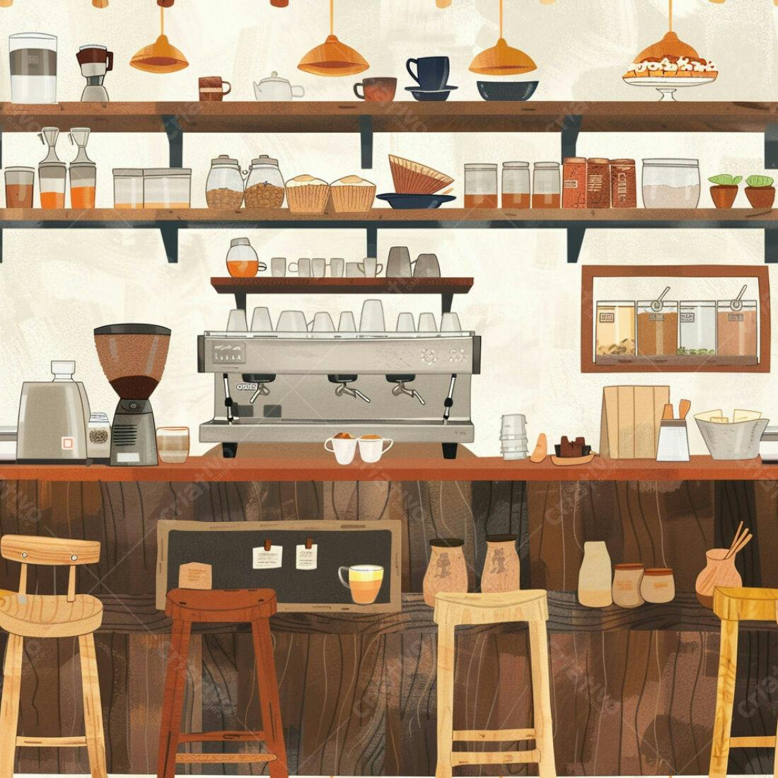 Textura Madeira Escuro para Fundo de Café