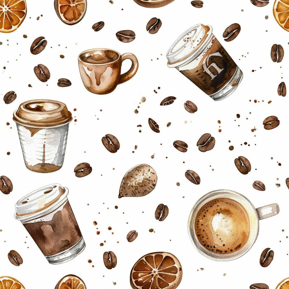 Coffee pattern high resolution design asset - [download] 125772 ...