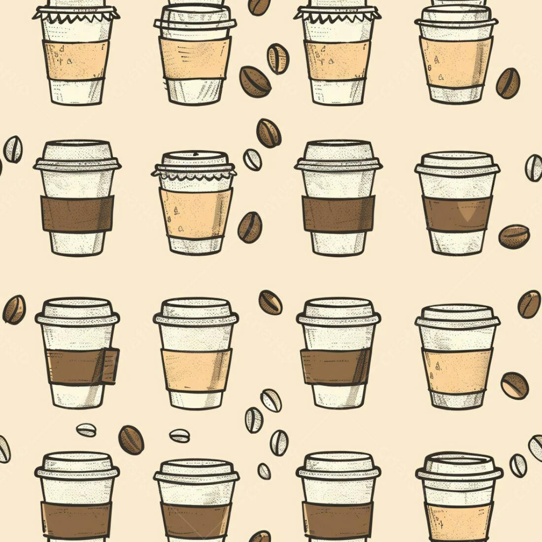 Textura Café Padrão para Fundo