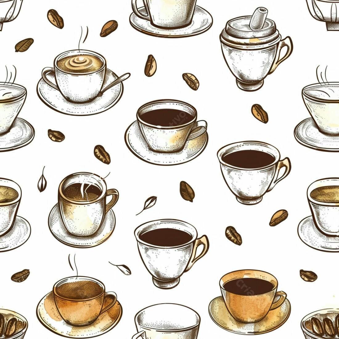 Textura Café xícaras para fundo