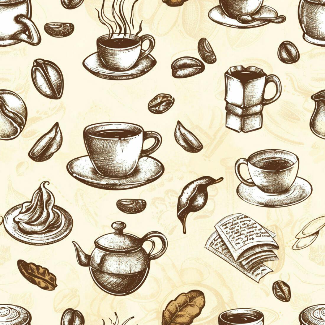 Textura Café Vintage para Fundo