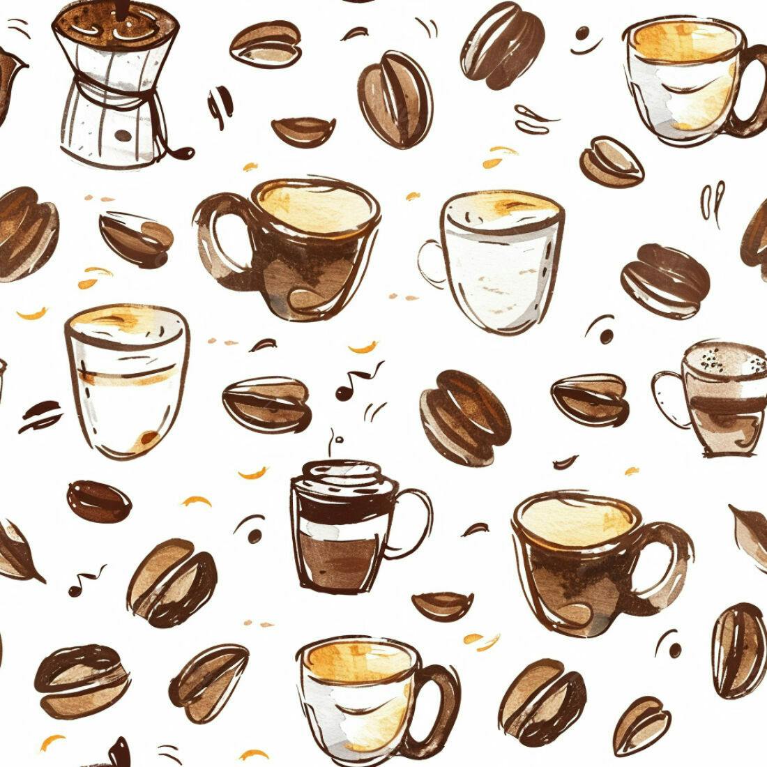 Textura Café Padrão para Fundo