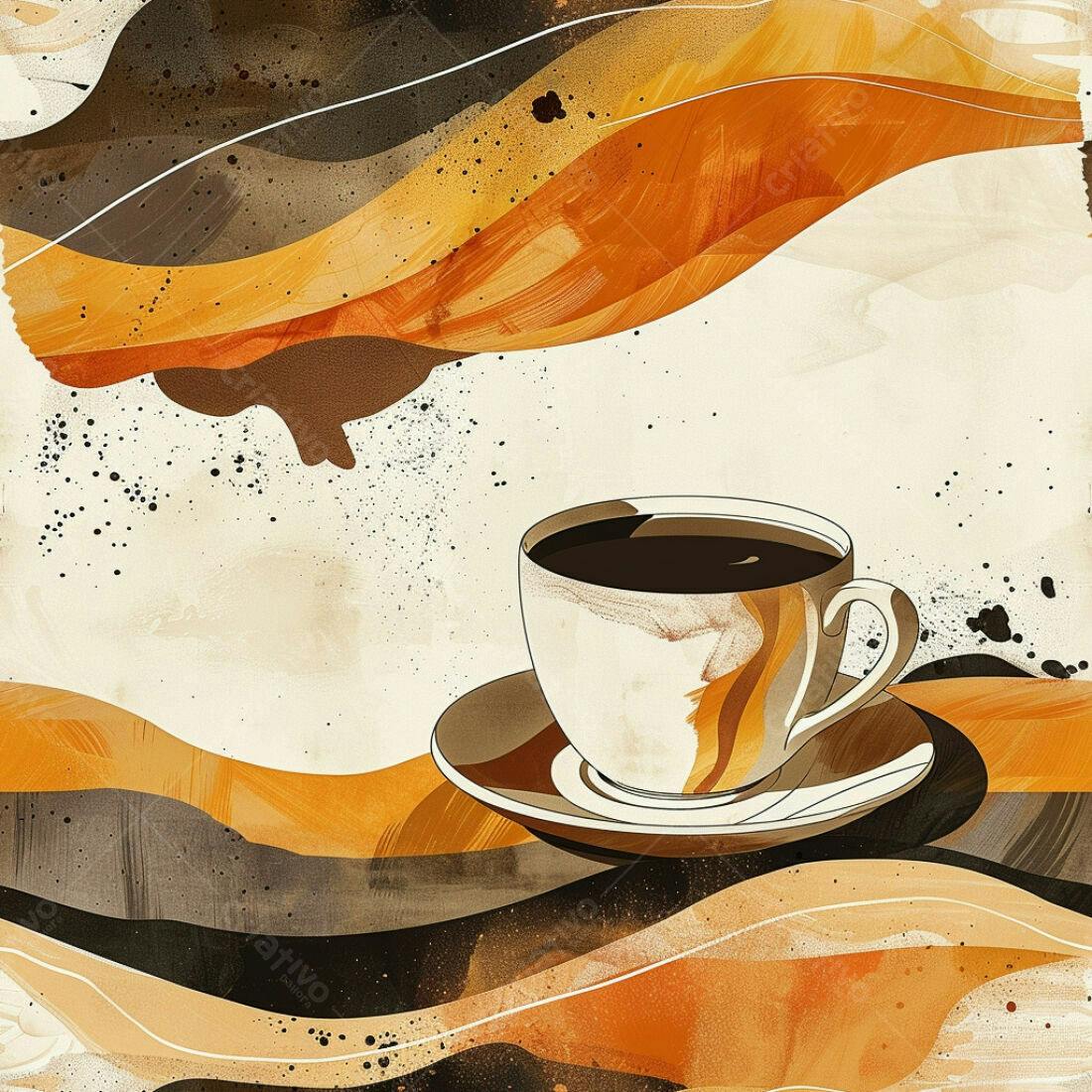 Textura Abstrata Café para Fundo