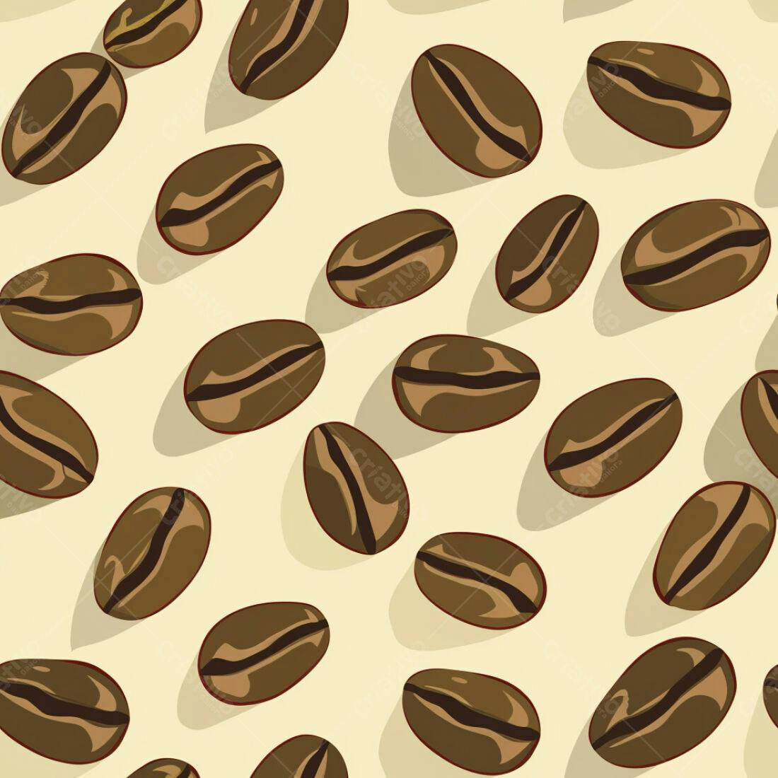 Textura Grãos de Café para Fundo