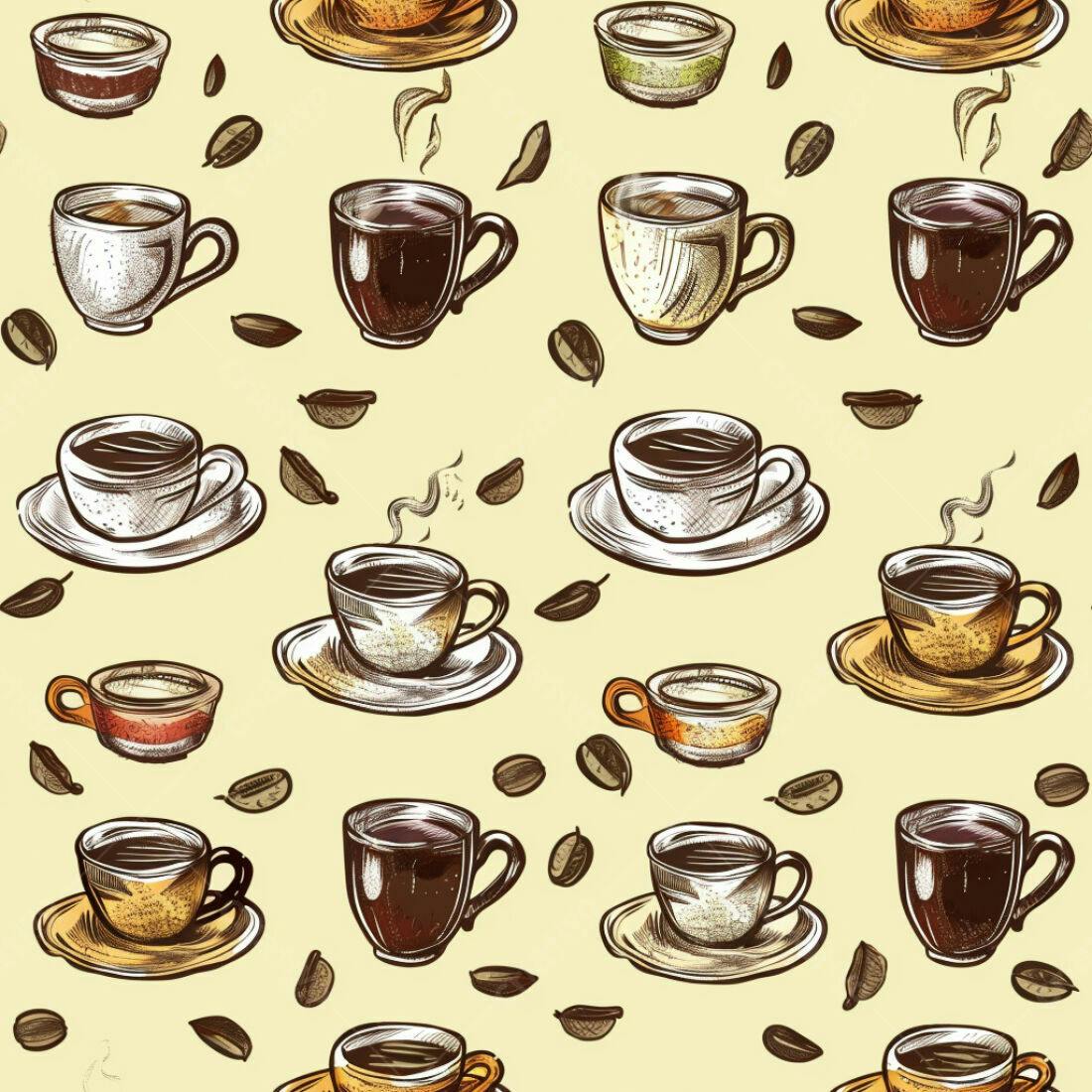 Textura Café Padrão para Fundo
