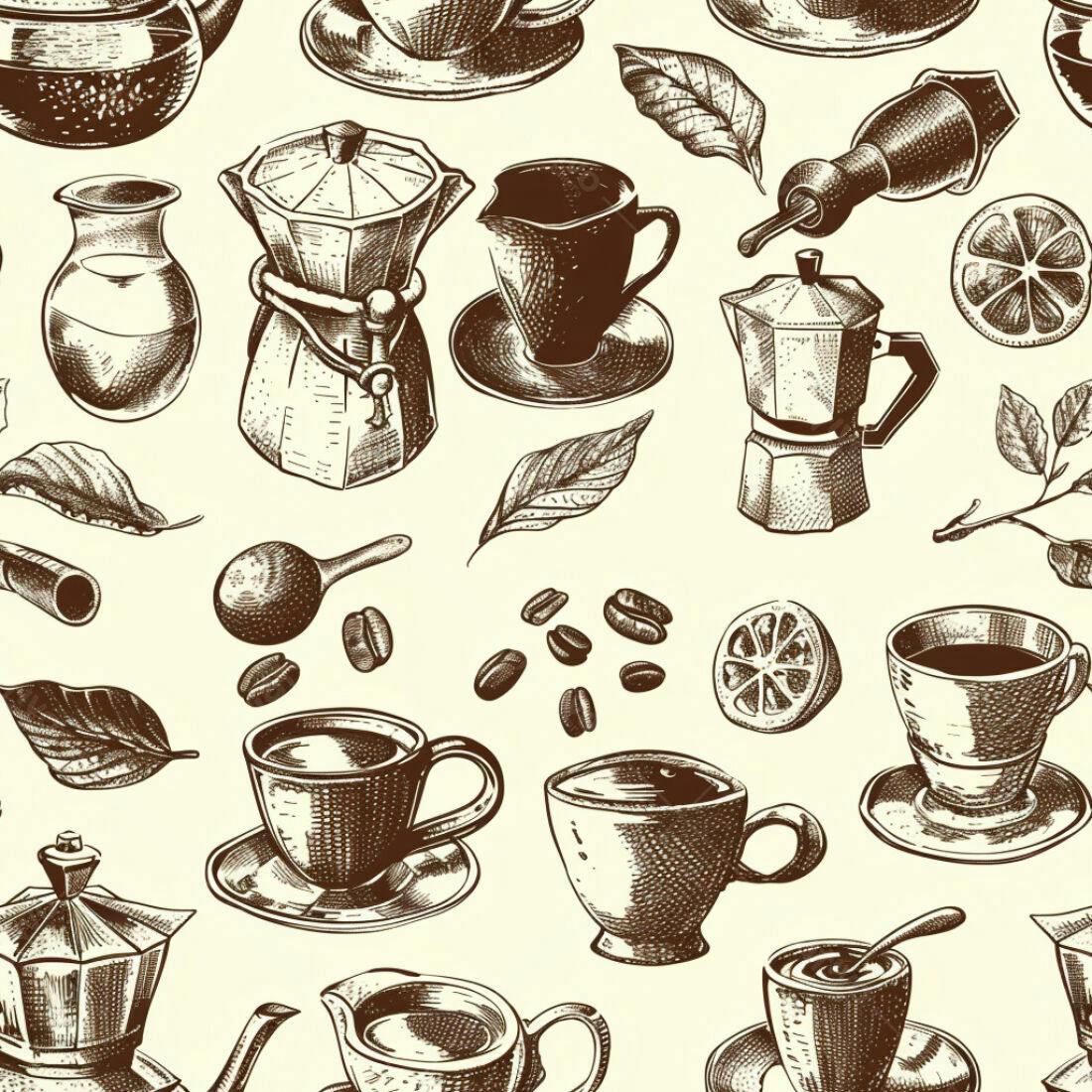 Textura café vintage para papel de parede