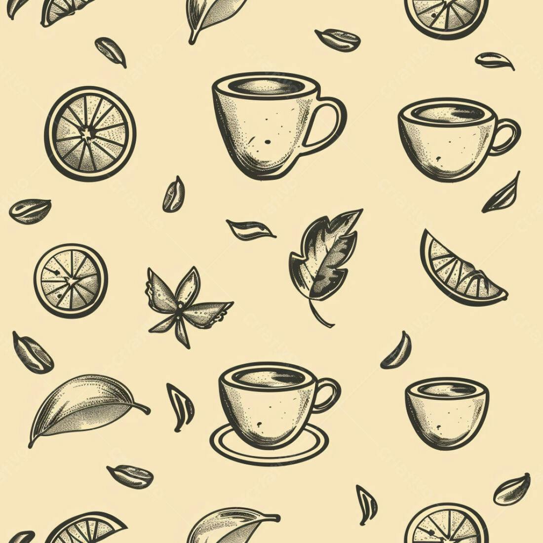 Textura Chá e Limão para Fundo