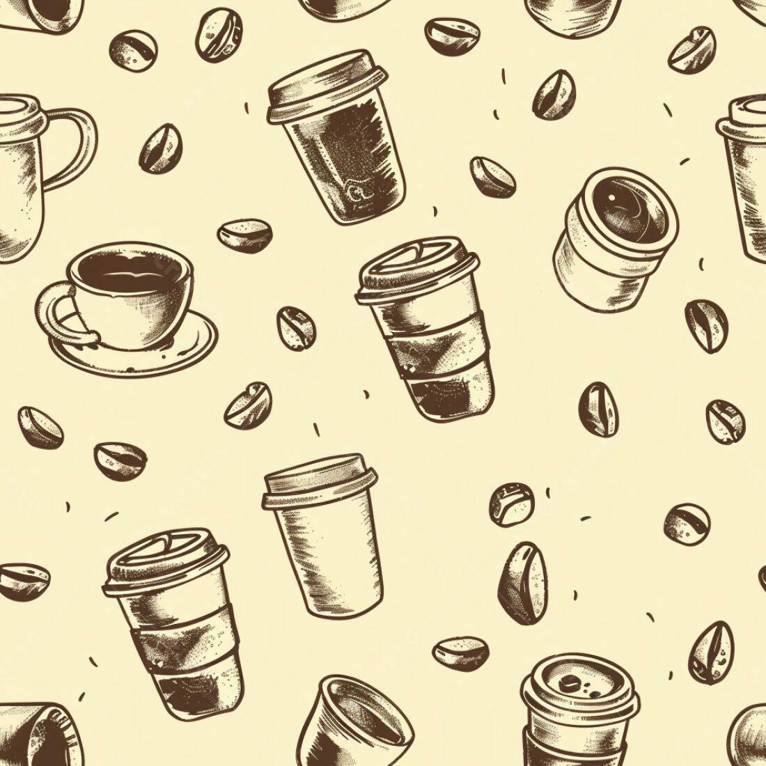 Textura Café Padrão para Fundo