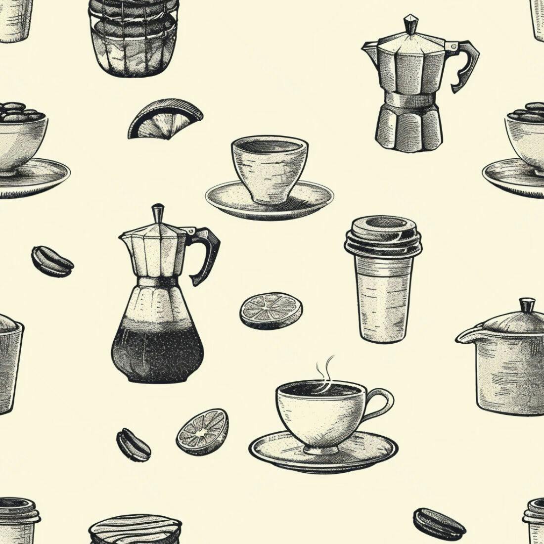 Textura Café Padrão para Fundo
