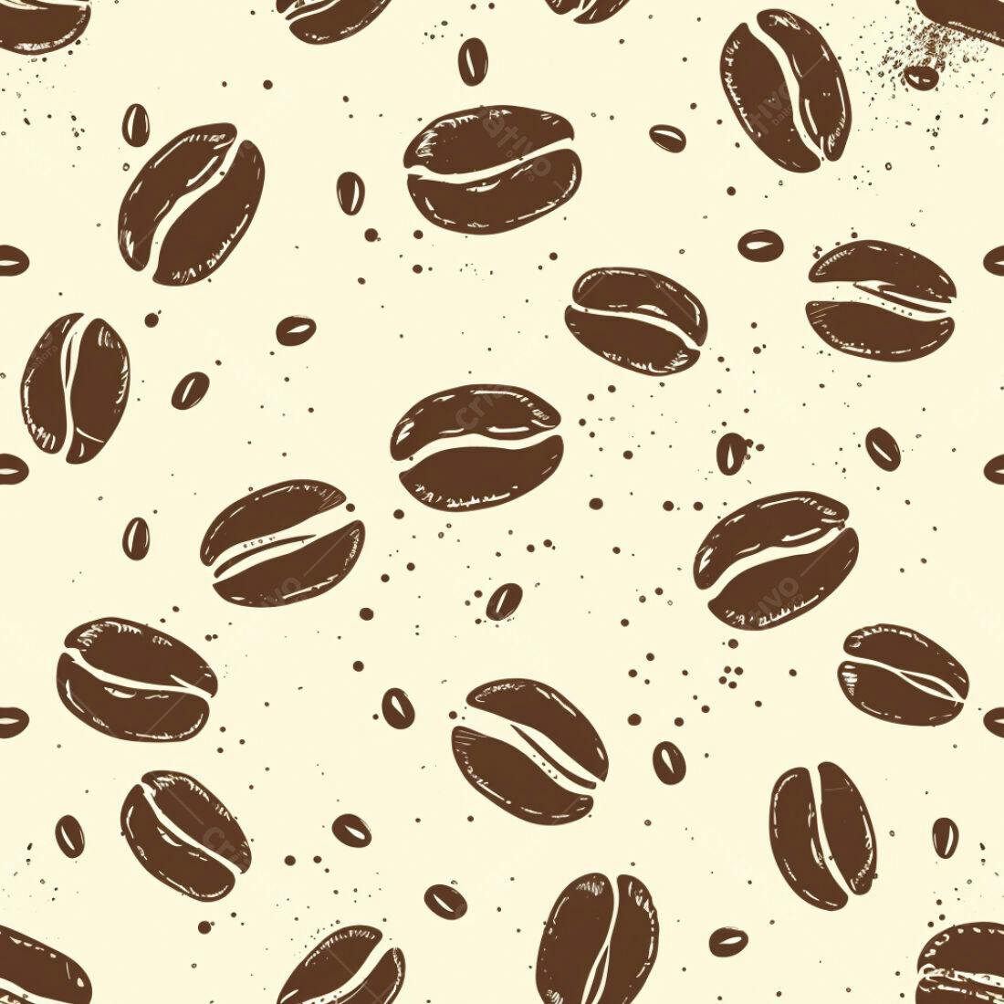 Textura grãos de café marrom para fundo