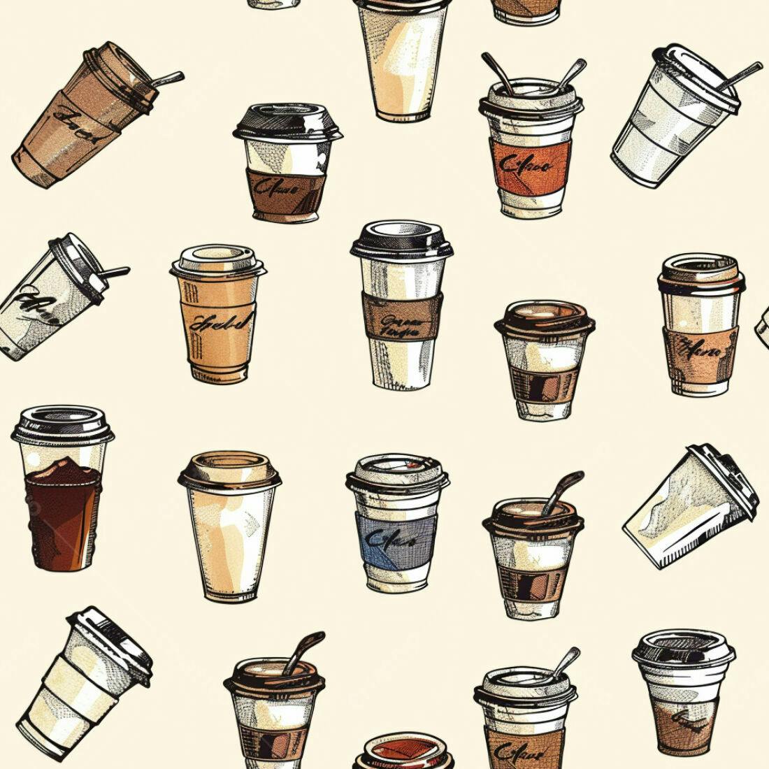 Textura Café Padrão para Fundo