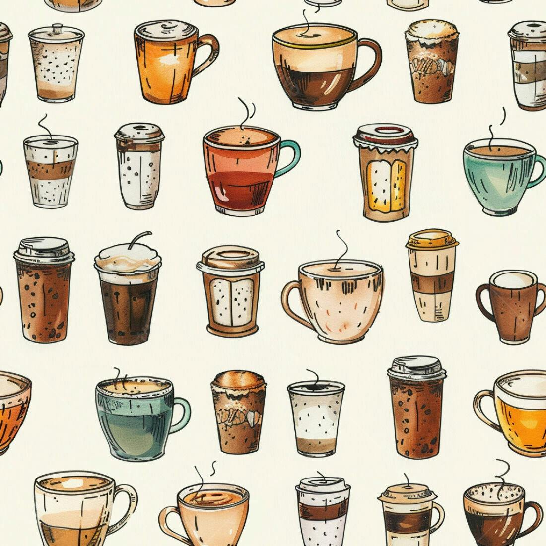 Textura Café Padrão para Fundo