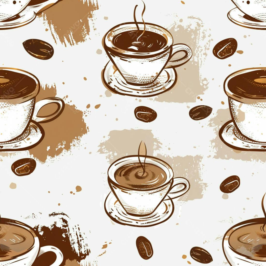Textura Café Padrão para Fundo